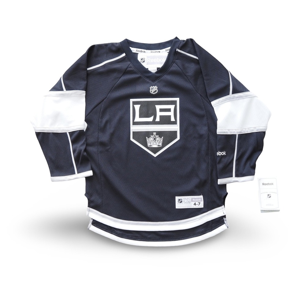 Reebok Los‎ Angeles Kings NHL Hockey Jersey 23 Dustin Brown Youth Size 4-7 Black